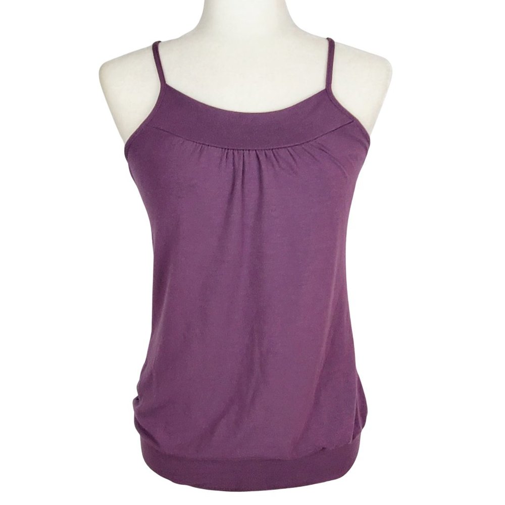 Xhilaration Y2K Banded Waist Built-In Bra Tank Top Purple Women's Medium Target